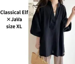 Classical Elf ×JaVaコラボ チュニックブラウス XL綿100%のサムネイル