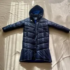 adidas フード付きベンチコート 150サイズ ネイビー