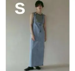 【美品】ETRE TOKYO × EDWIN デニムハイライズサススカート　Sのサムネイル