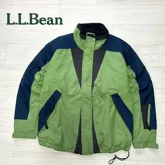 90s L.L.Bean ナイロンジャケット プリマロフト グリーン Mのサムネイル