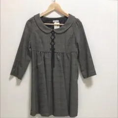 新品　アースミュージック　チェック柄ワンピース