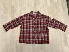 MIKI HOUSE チェック柄 長袖シャツ 90