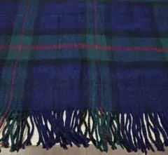 【未使用】ブラックウォッチチェックストール / マフラー / 冬 /BW