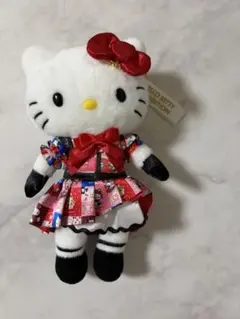 ハローキティ チャイナドレス ぬいぐるみ キーチェーン マスコット ハローキティ ぬいぐるみ チャイナドレス - メルカリ