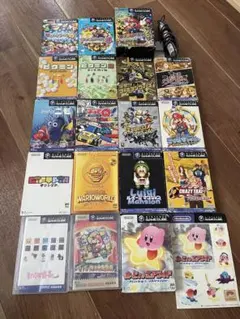 ゲームキューブソフト　大量セット　カービィのエアライドステッカー付き
