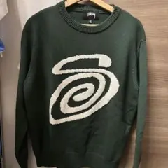 2026年最新】stussy curly s sweater greenの人気アイテム - メルカリ