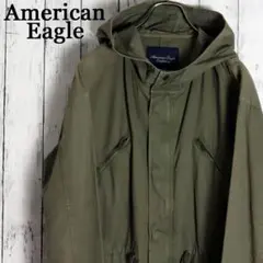 AMERICAN EAGLE フード付きミリタリーパーカー フィールドジャケットのサムネイル