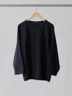 【美品】タグ付 COMOLI 23SS フットボールT FADE BLACK 2 COMOLI | フットボールTシャツ（fade black）- BARD