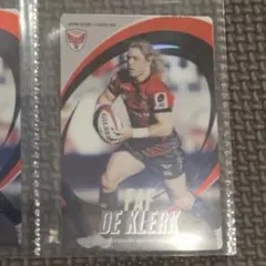 JAPAN RUGBY LEAGUE ONE メタリックプラカード デクラーク