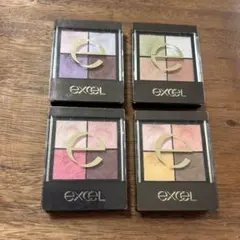 美品 excel エクセル リアルクローズアイシャドウ 4個セット