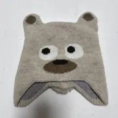 mont-bell ベビー帽子 クマの顔デザイン FREE