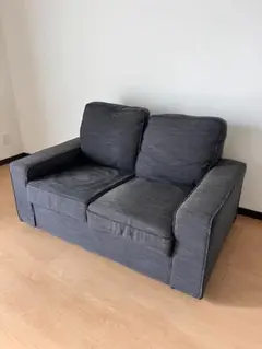 IKEA ノルスボリ　ファブリックソファ　二人がけ　ネイビー ニトリ（NITORI） 2人掛けソファ 布張りタイプ (MK02 KD NV) : ニトリ