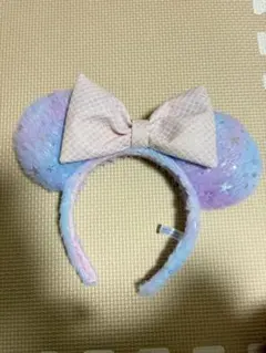 ミッキーマウス型カチューシャ（パステルカラー）