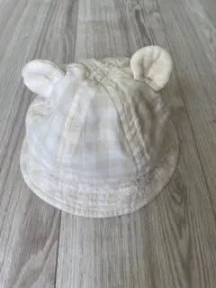 耳付きベビー帽子　42㎝