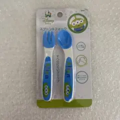子ども スプーン＆フォーク ディズニー トイストーリー リトルグリーンメン