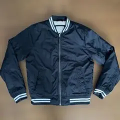 Abercrombie&Fitch アバクロ スタジャン ブラック　内ボア　M