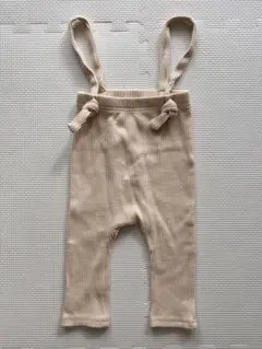 サロペット風レギンス ベージュ 80cm