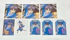 志村新八(銀魂)吉原大炎上 箔押しスクエアカード クリアシート ステッカー