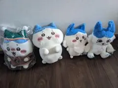 【即日配送】ハチワレ　ぬいぐるみ　4点セット