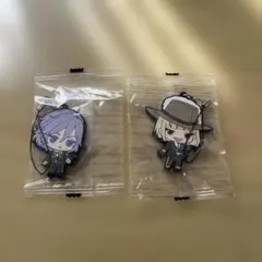 트위스티드 원더랜드 고무 열쇠 고리 2점 세트