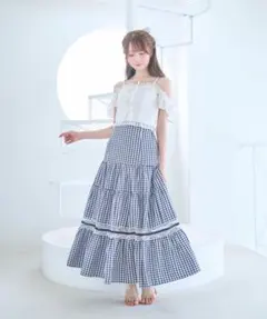 Rosé Muse rosemuseロゼミュgingham SET UP - メルカリ