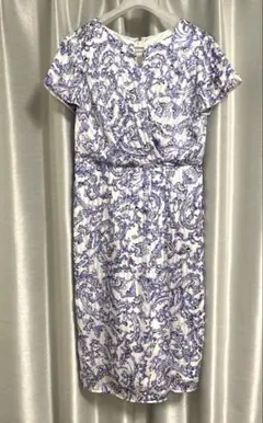 クードシャンス　ワンピース　36 ブルー系　花柄