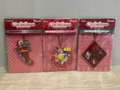 ディズニー クリスマスオーナメントくじ　アクリルオーナメント賞　3点セット