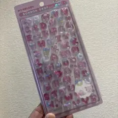 My Melody ボンボンドロップ 立体シール