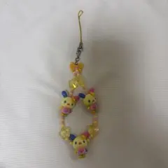 サンリオ　ウサハナ トキメキぽっぷビーズ ストラップ