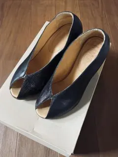 MM6 Maison Margiela オープントゥパンプス_黒 size35のサムネイル