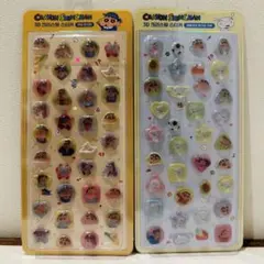 【韓国限定】クレヨンしんちゃん 2種セット ぷっくりシール ボンボンドロップ