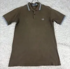 FRED PERRY 英国製M12半袖ポロシャツ 91cm36inブラウン - メルカリ