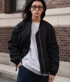 【WYM】DETACHABLE NYLON GABA FLIGHTBLOUSON