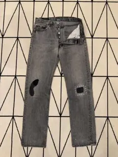 刺し子カスタム 90s USA製 Levi's 先染めブラック