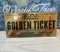 【新品未使用】チャーリーとチョコレート工場 WONKA ゴールデンチケット