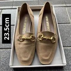 COULEUR VARIET ベージュ ローファー