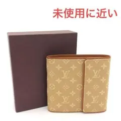 ルイヴィトン モノグラムミニ 三つ折り財布 ポルトビエ カルトクレディ モネ