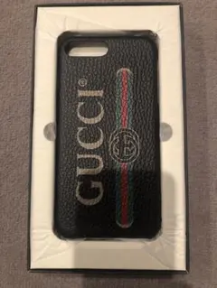 GUCCI ブラックレザー調 iPhoneケースのサムネイル