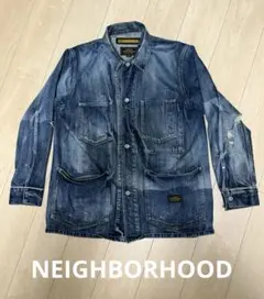 NEIGHBORHOOD カバーオール　デニムジャケット NEIGHBORHOOD ネイバーフッド DCNH-JK-02 サベージ デニム