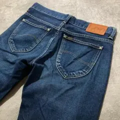 【Lee】リー レディース アンクル丈 テーパードデニムパンツ Sサイズ 日本製
