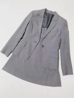 【新品未使用】グリーンレーベルリラクシング　スーツ　スカート　グレー　36 S