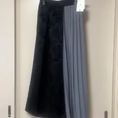 新作Bou Jeloud 新品切り替えプリーツパンツ