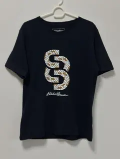 ・Eddie Bauer メンズTシャツ ・S ネイビー