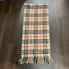Burberrys カシミヤ100% マフラー ノバチェックのサムネイル