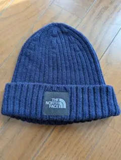 ノースフェイス ニット帽 ネイビー【小さめサイズ：レディース・キッズ向け】
