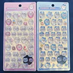 ちいかわ　ボンボンドロップシール 2色セット　ハチワレ　ちいかわ