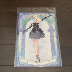 プリティーリズムレインボーライブ　天羽ジュネ 推しくじ　A4ハードブロマイドのサムネイル