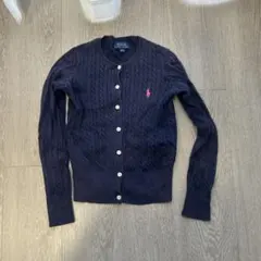 Polo Ralph Lauren ネイビー カーディガン S(7)130/64