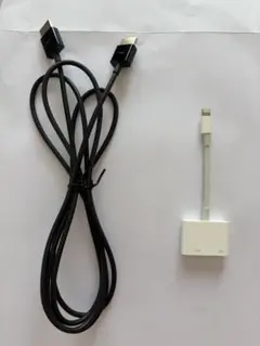 HDMI Apple純正「Lightning - Digital AVアダプタ」