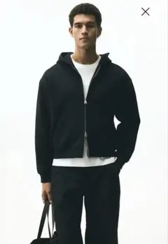 H＆M ルーズフィット ボクシースタイルフルジップフーデッドジャケット